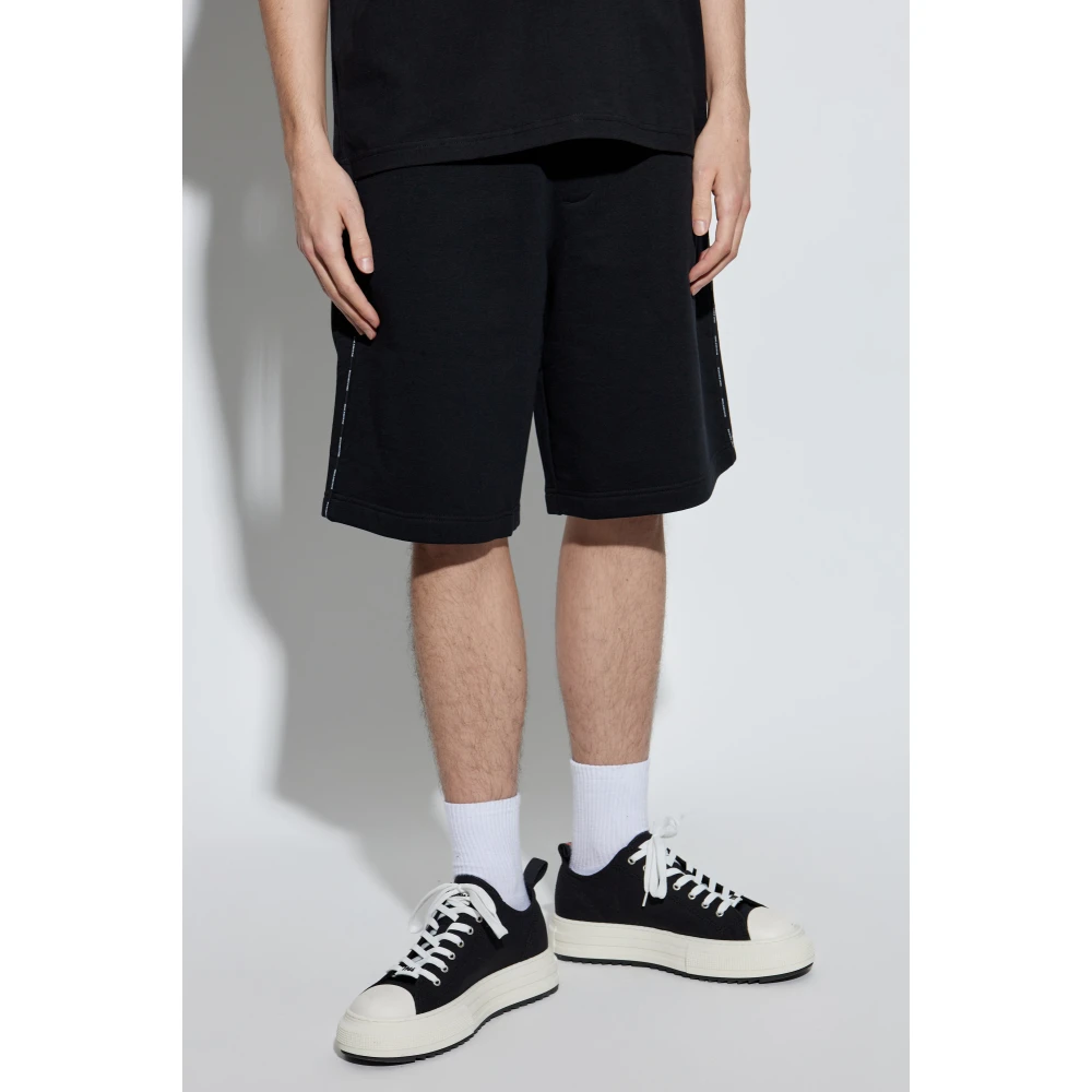 Versace Jeans Couture Logo shorts Black Heren