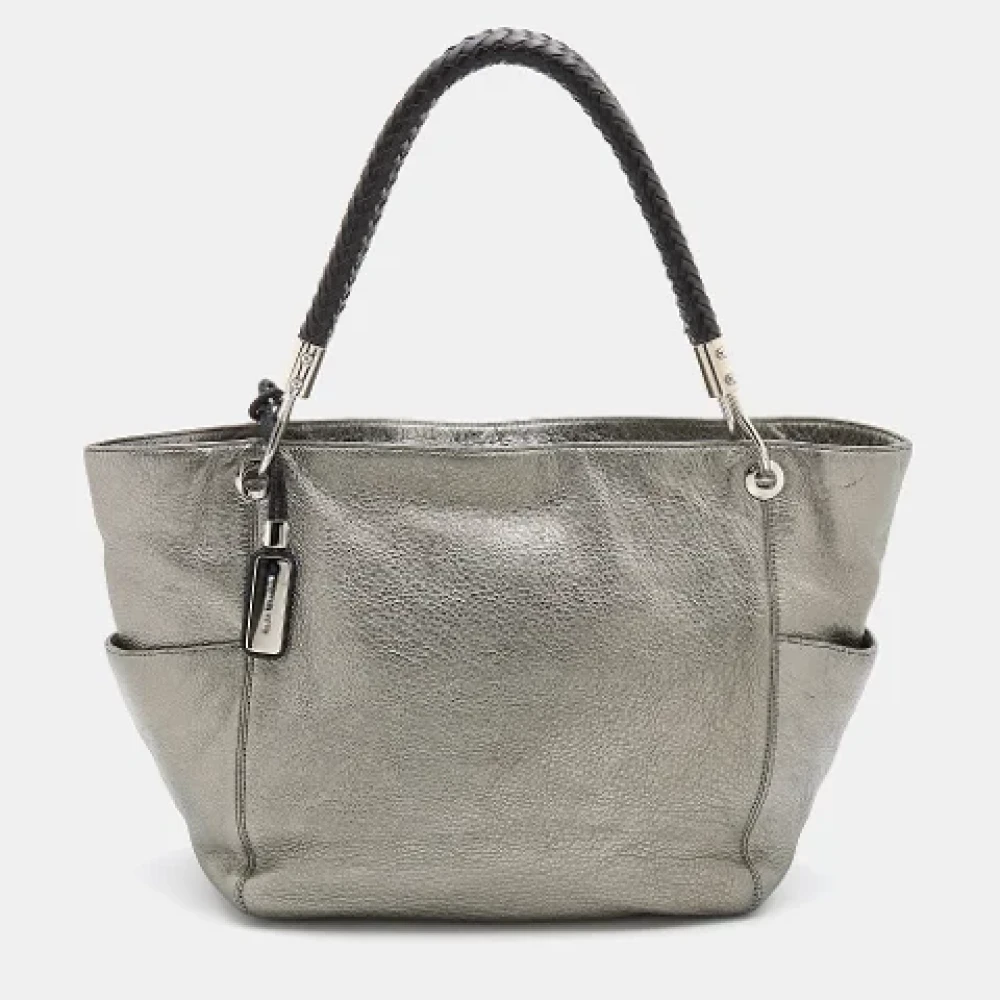Michael Kors Pre-owned Leather totes Gray Dames