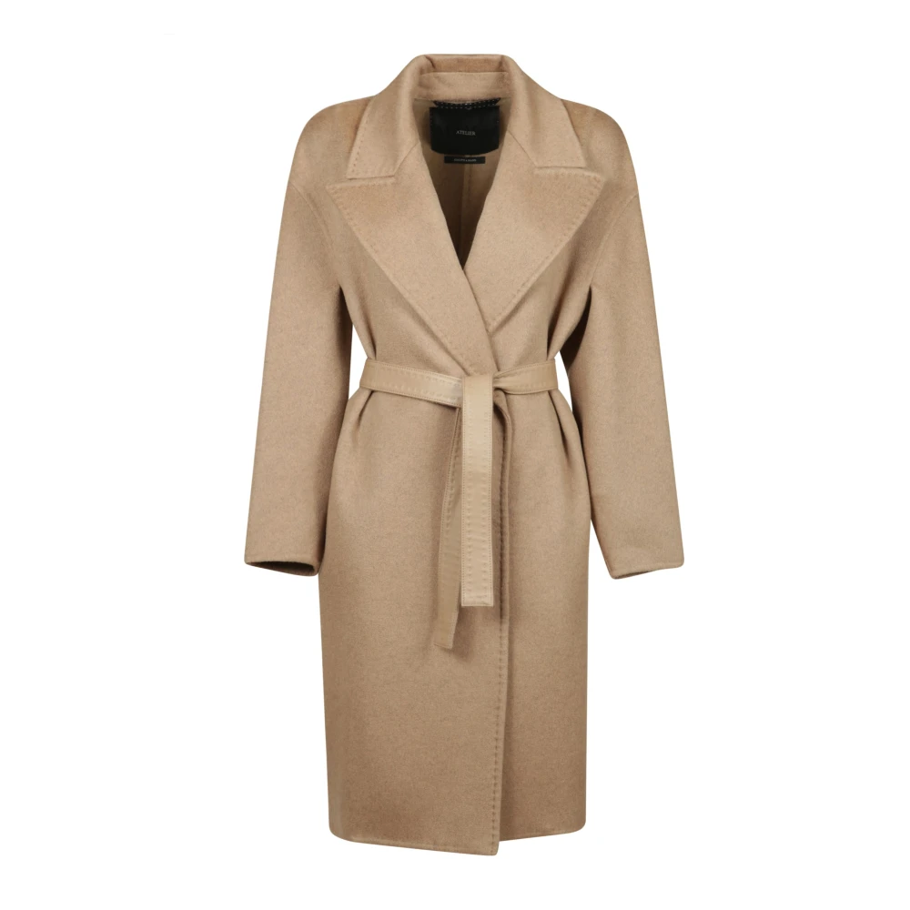 Max Mara Stijlvolle Kamelenjas voor Vrouwen Brown Dames