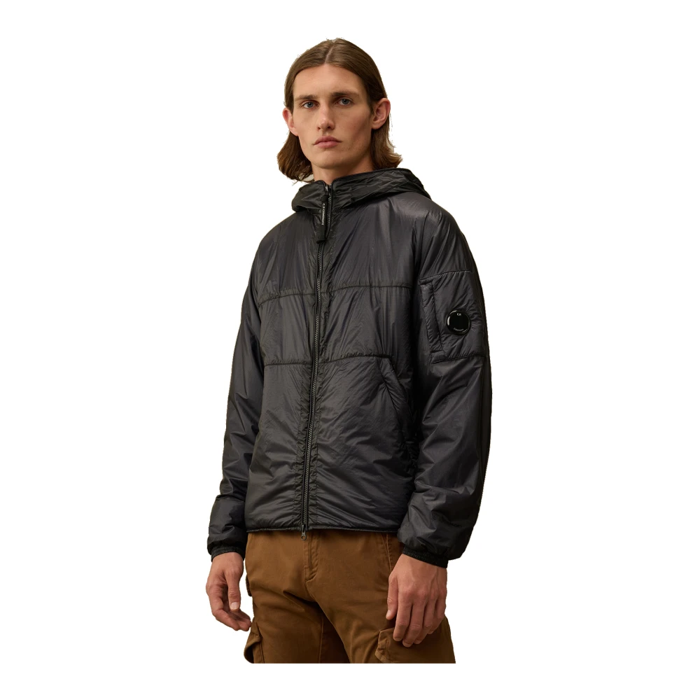 C.P. Company Lichtgewicht Primaloft Jas met Capuchon Blue Heren