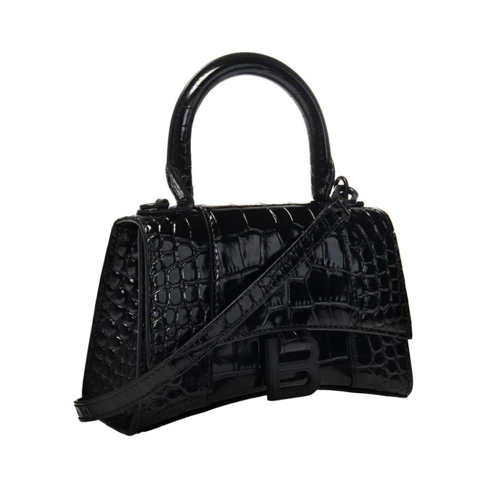 Balenciaga Hourglass XS Handtas Black Dames
