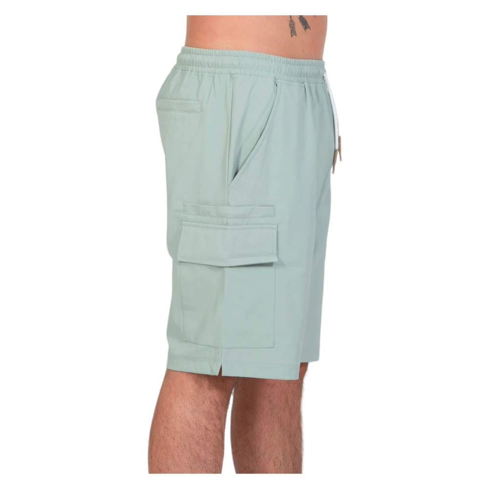 Eleventy Cargo Shorts in Verde Lichtgewicht Stijl Green Heren