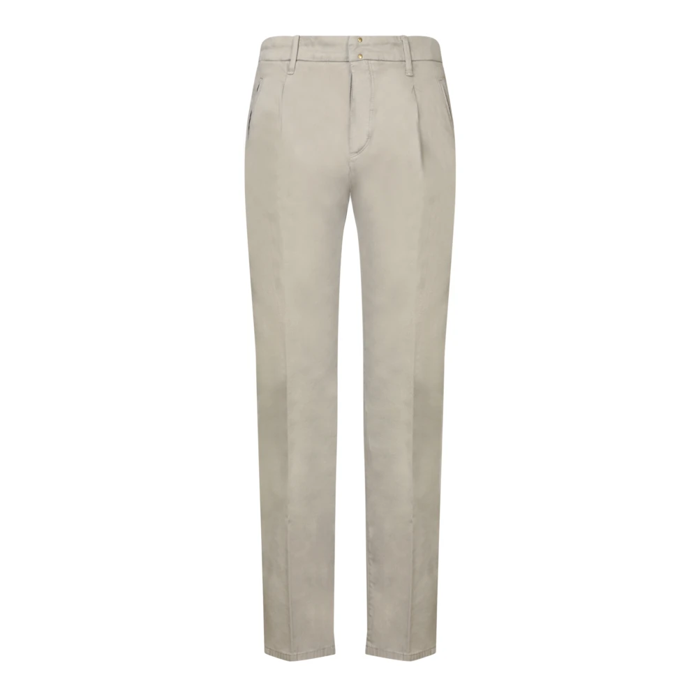 Incotex Beige Op Maat Gemaakte Broek voor Mannen Beige Heren
