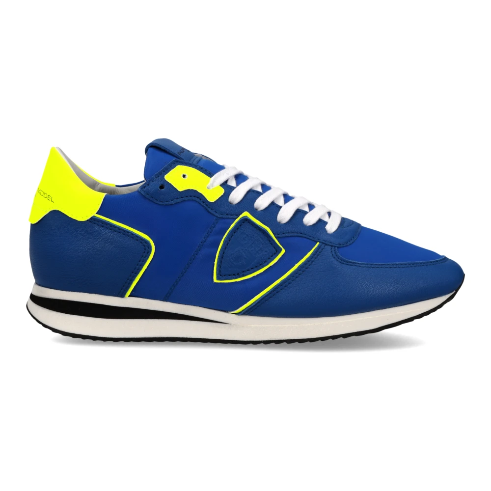 Philippe Model Men's Blue Sneakers, 9 Uk, Trpx Running