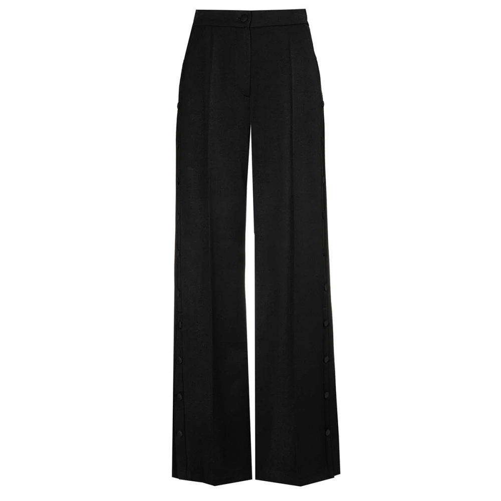 Caroline Biss Elegante Wijde Broek Black Dames