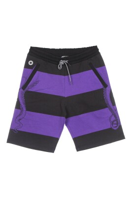 purple-sweatshorts-elastic-waist-side-pockets