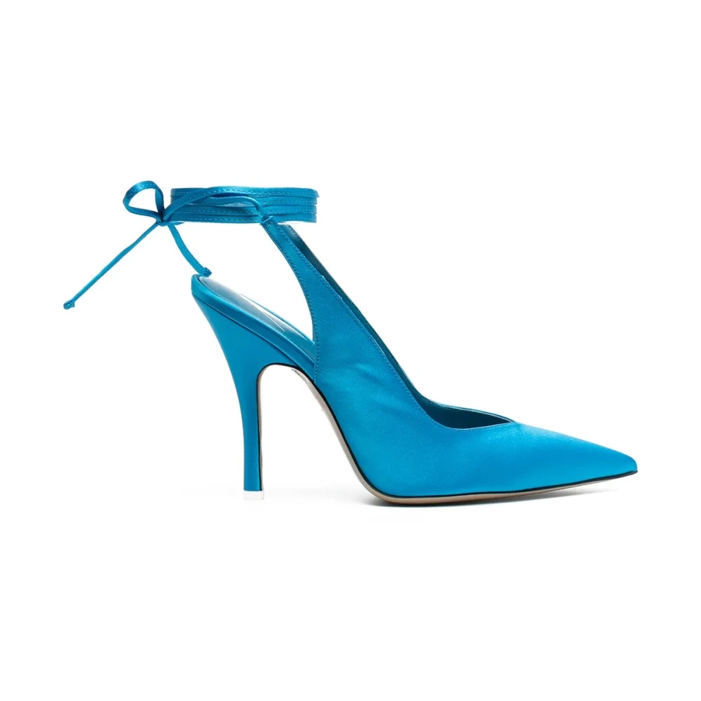The Attico Slingback Turchese Sandalen
