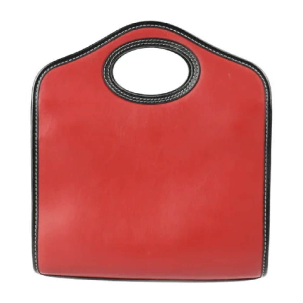 Burberry Vintage Pre-owned Fabric handbags Red Dames
