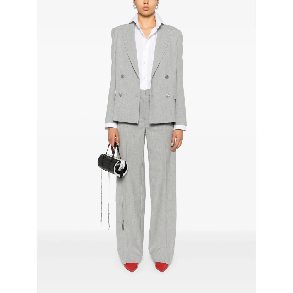 Twinset Melange Grijze Broek Gray Dames