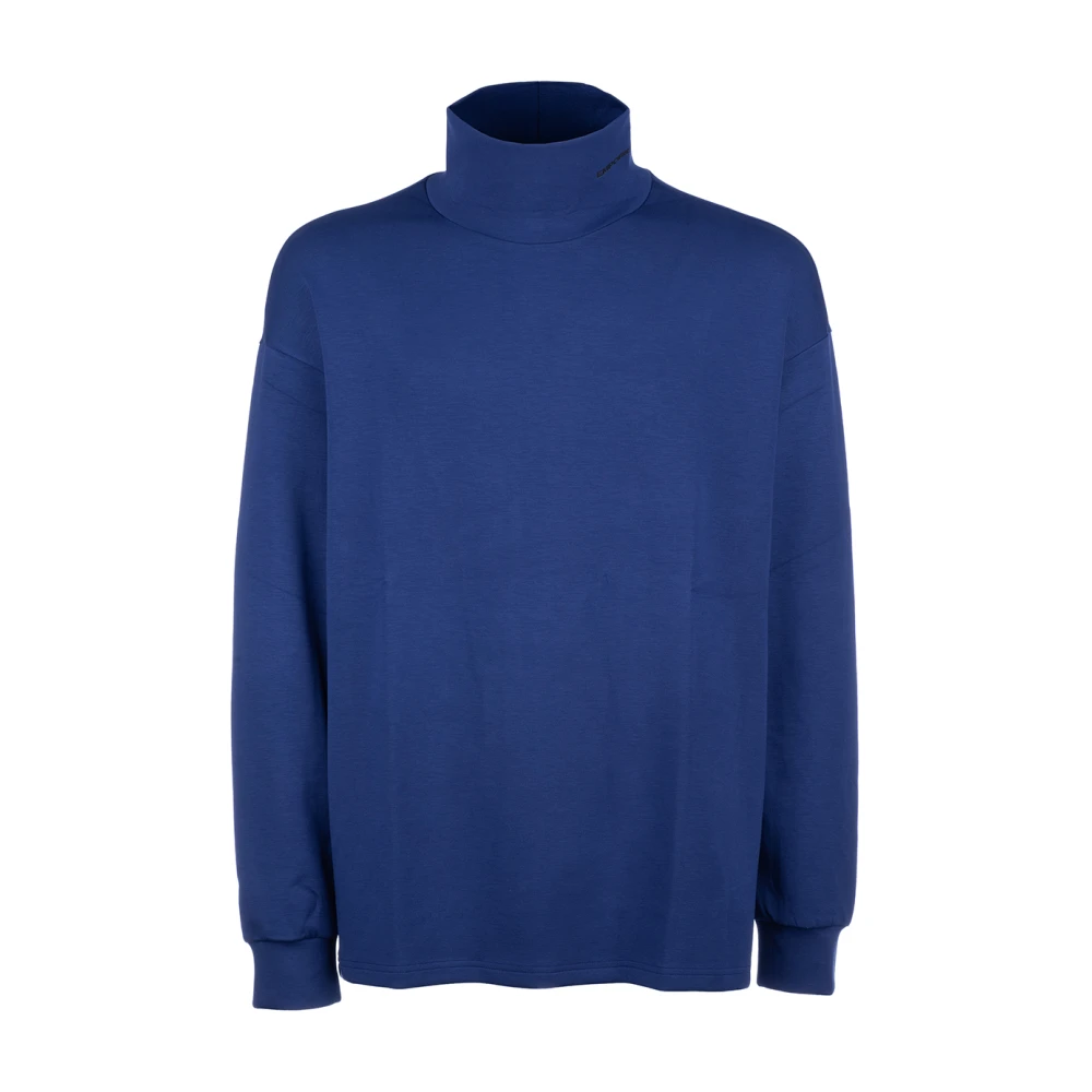 Emporio Armani Stijlvolle Sweatshirts voor een Trendy Look Blue Heren