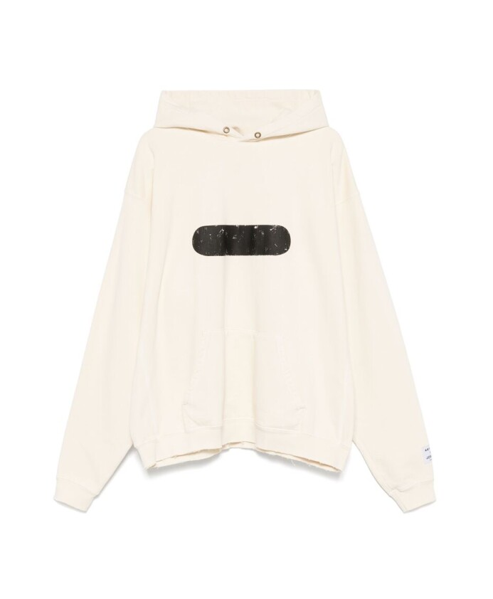 sweat-a-capuche-blanc-creme-imprime-graphique