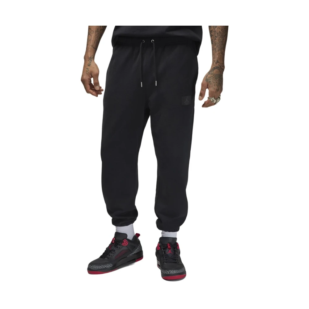 Nike Jordan Pantaloni Con Polsino Nero Uomo L - Immagine 2