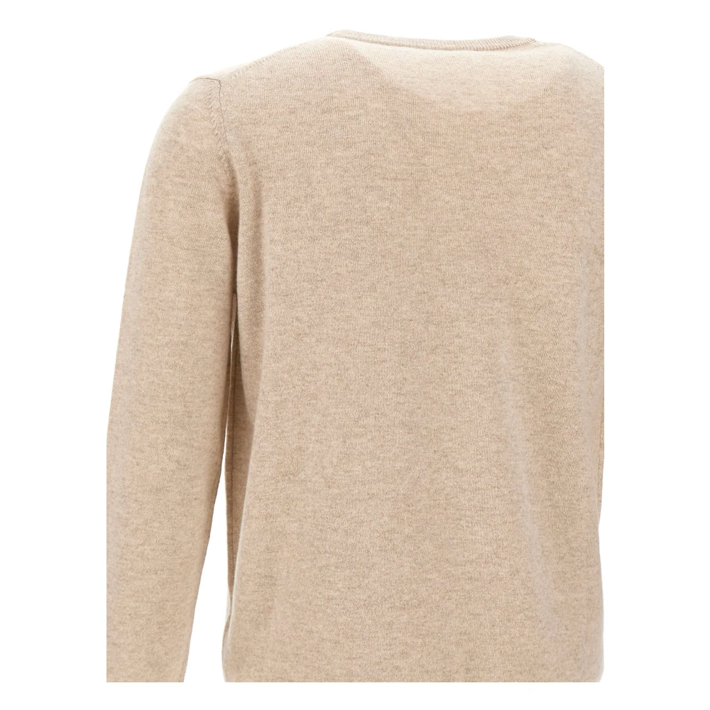 Kangra Kasjmier Crew Neck Sweater Sand Beige Heren