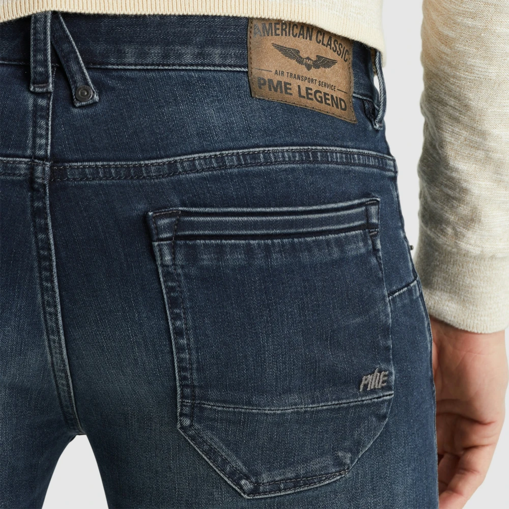 PME Legend Nightflight Slim Denim Jeans Stone Grey Blue Heren