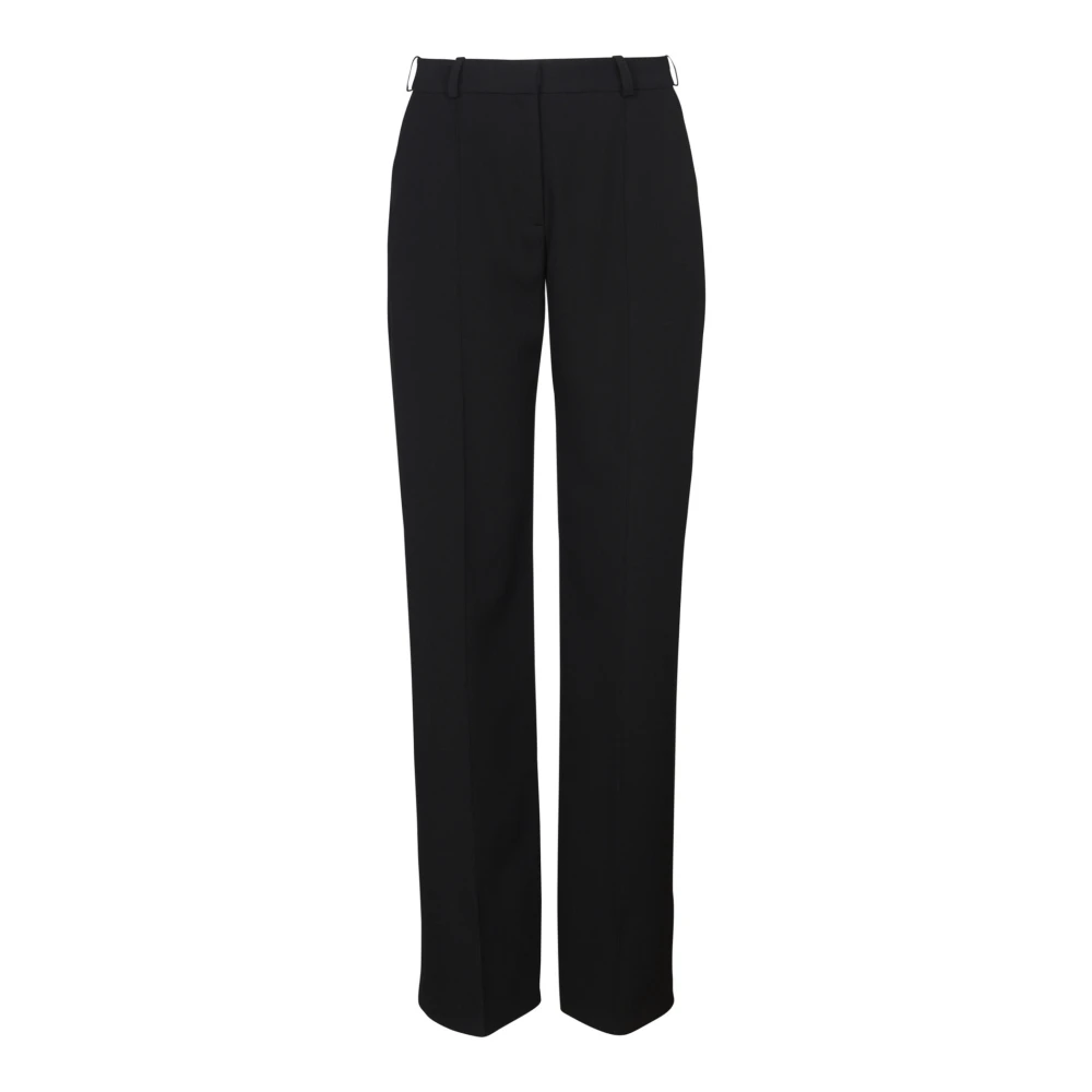 Balmain Op maat gemaakte grain de poudre broek Black Dames