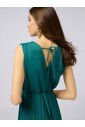 robe-longue-en-lurex-plisse