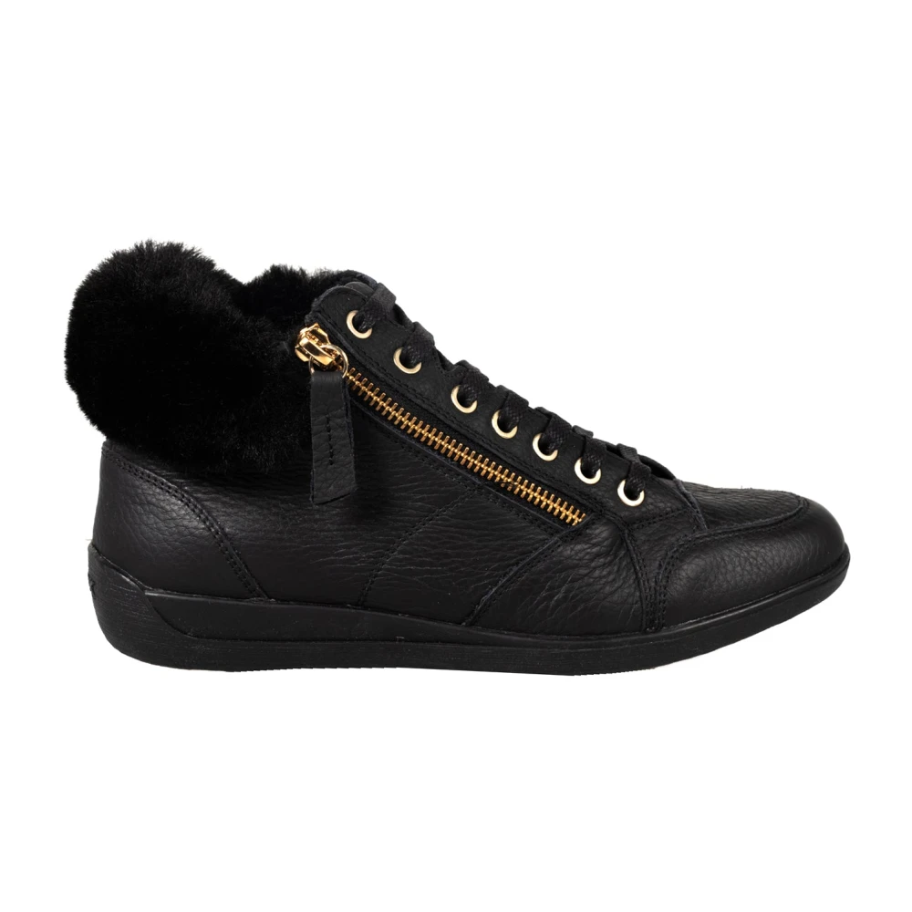 Geox Veterschoenen met rits Dames Schoenen Zwart