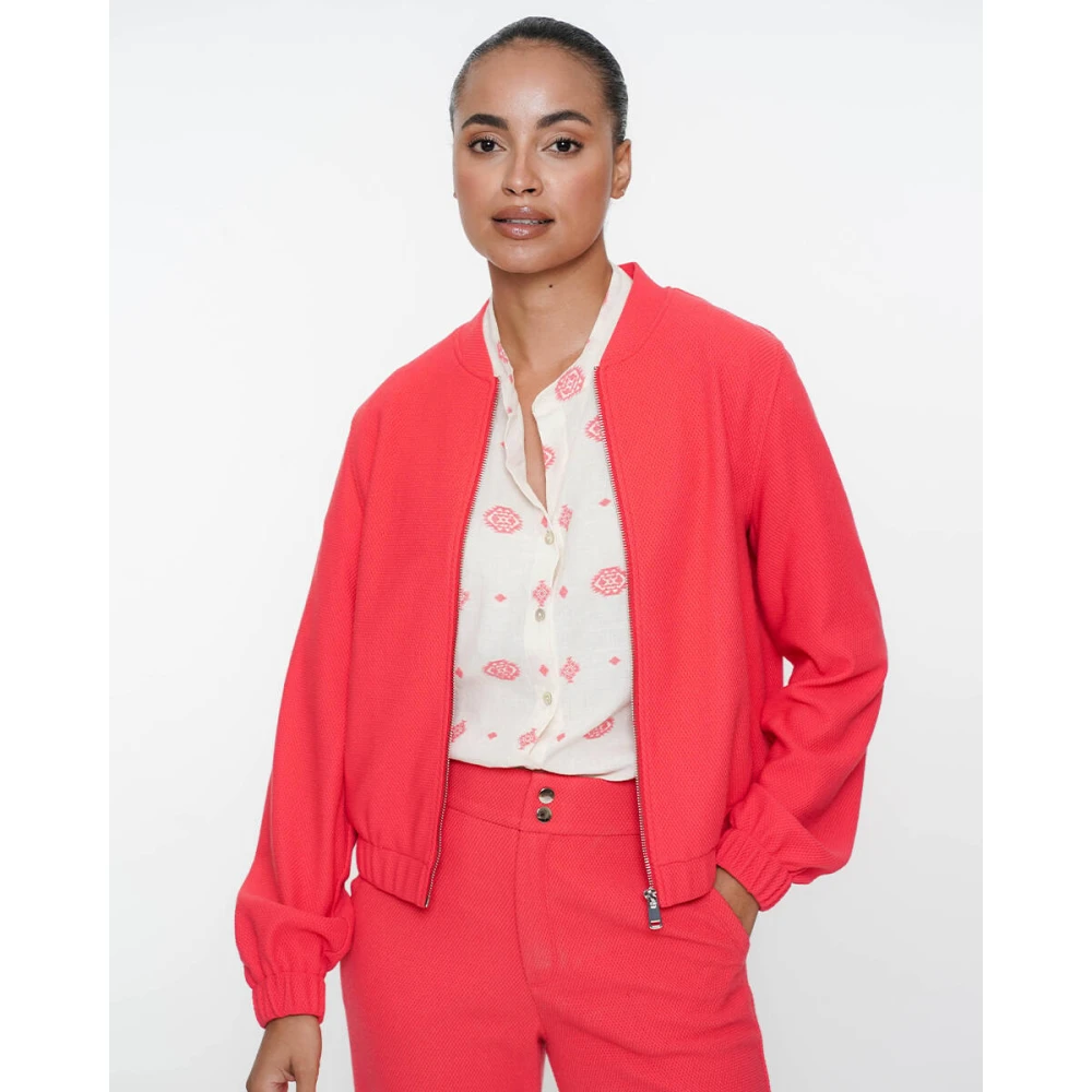 Geisha Comfortabele Bomberjack Red Dames