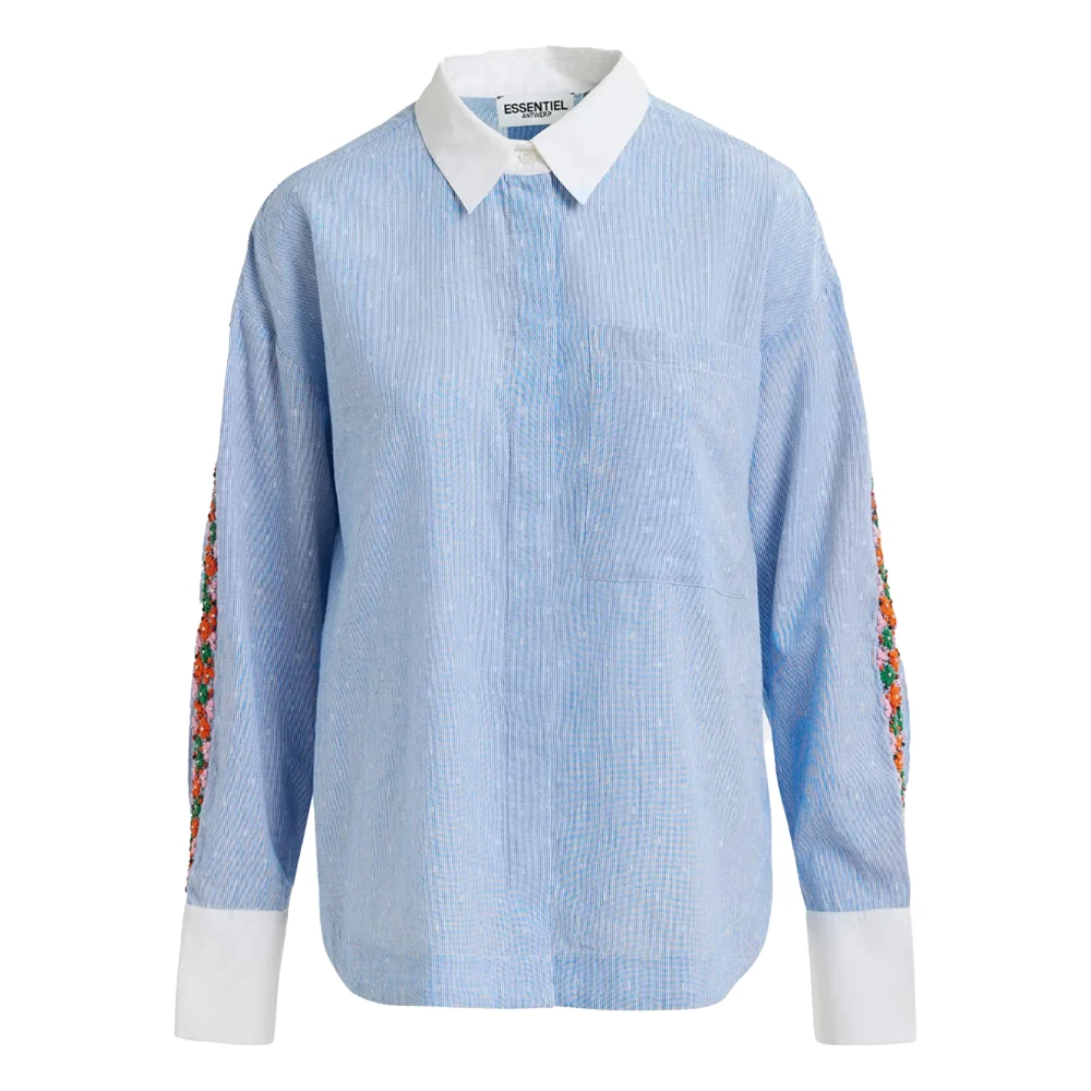 Essentiel Antwerp Harkle Blouses voor Vrouwen Blue Dames