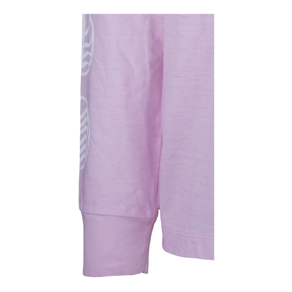 Dsquared2 Yin Yang Grafische Longsleeve T-shirt Pink Heren