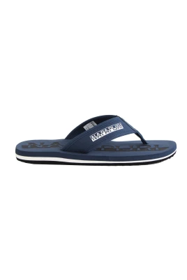 Blå Bomull Flip Flops