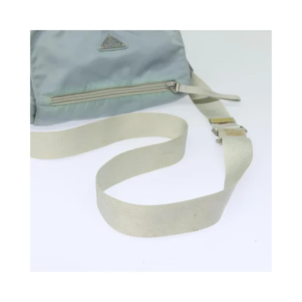 Prada Vintage Pre-owned Nylon prada-bags Gray Dames