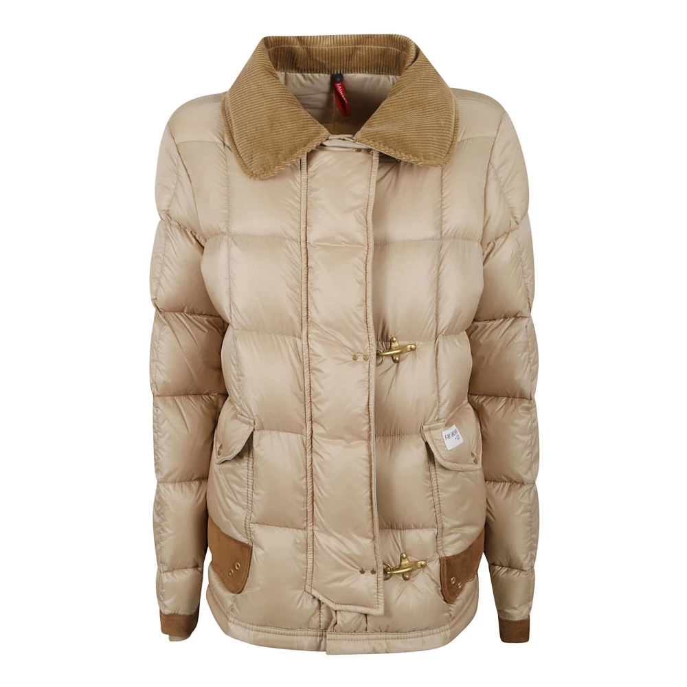 Fay Beige Dons Puffer Jas Beige Dames