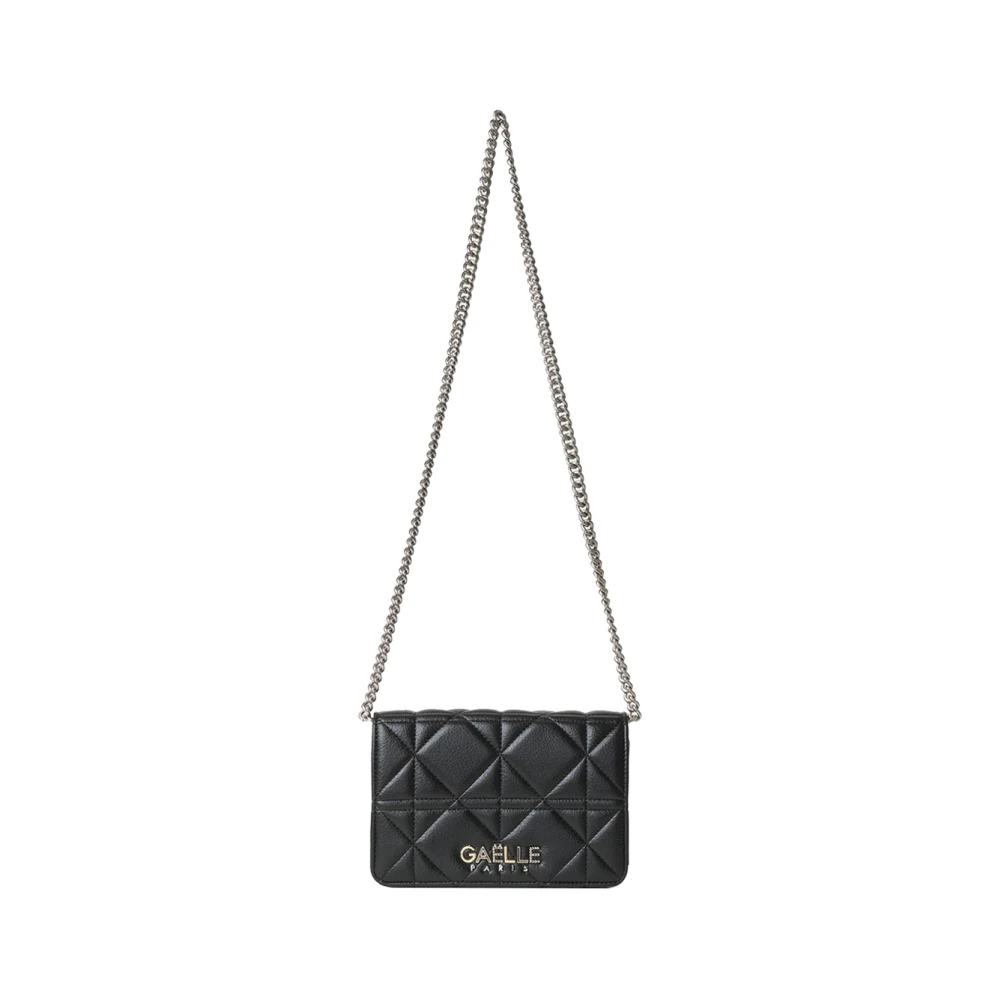 Gaëlle Paris Zwarte Schoudertas Elegant Veelzijdig Minimalistisch Black Dames