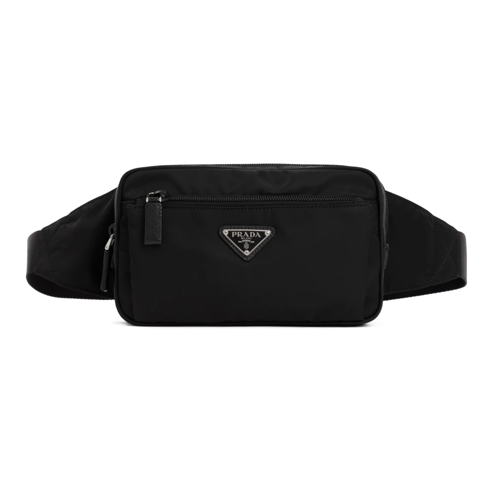 Prada Re-Nylon And Saffiano Leather Belt Bag - Image 3