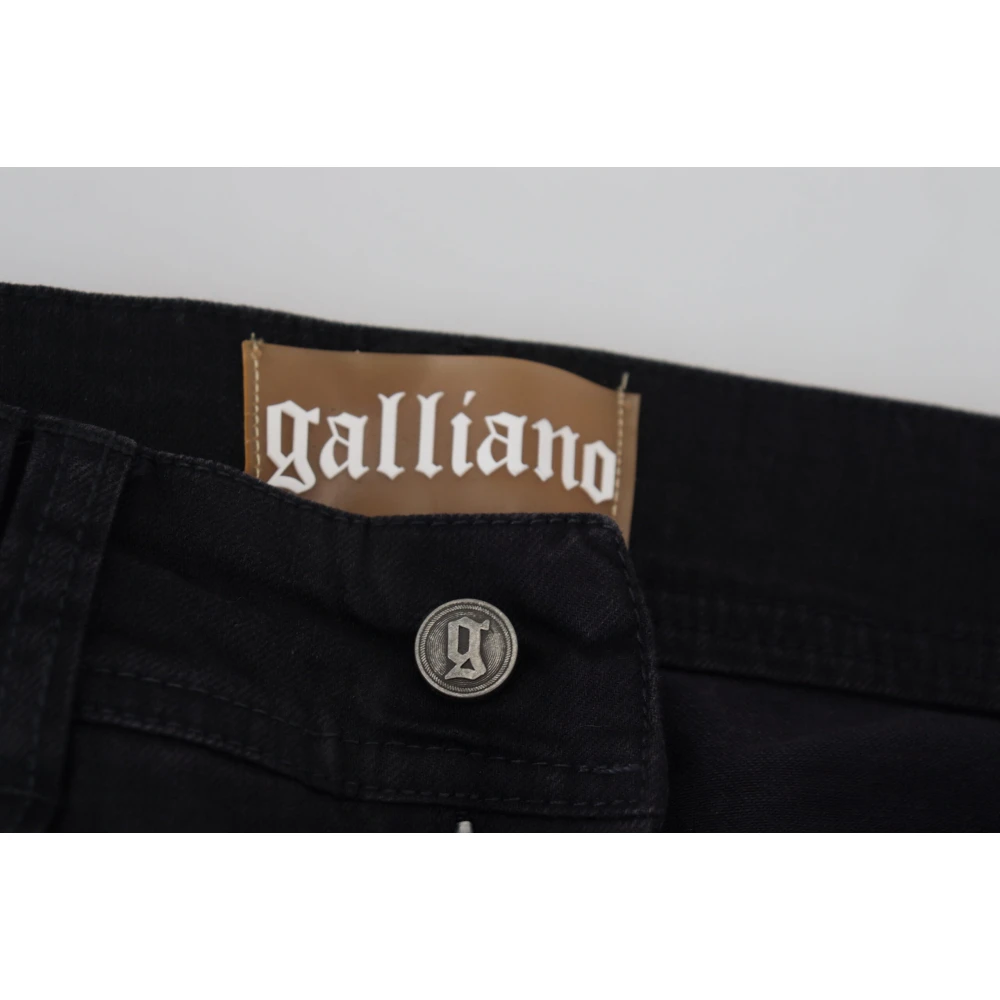 John Galliano Zwarte Skinny Jeans Black Dames