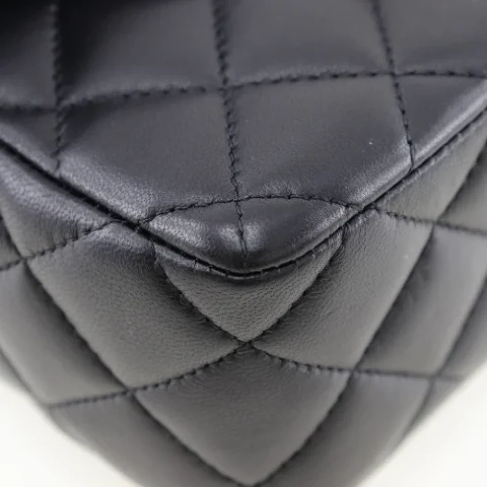 Chanel Vintage Pre-owned Leather shoulder-bags Black Dames