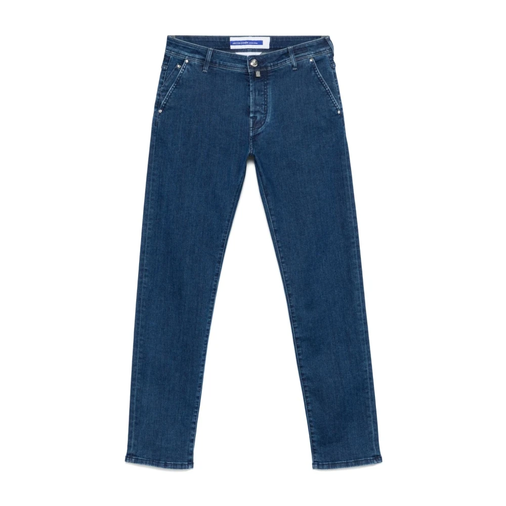 Jacob Cohën Blauwe Jeans voor Mannen Blue Heren
