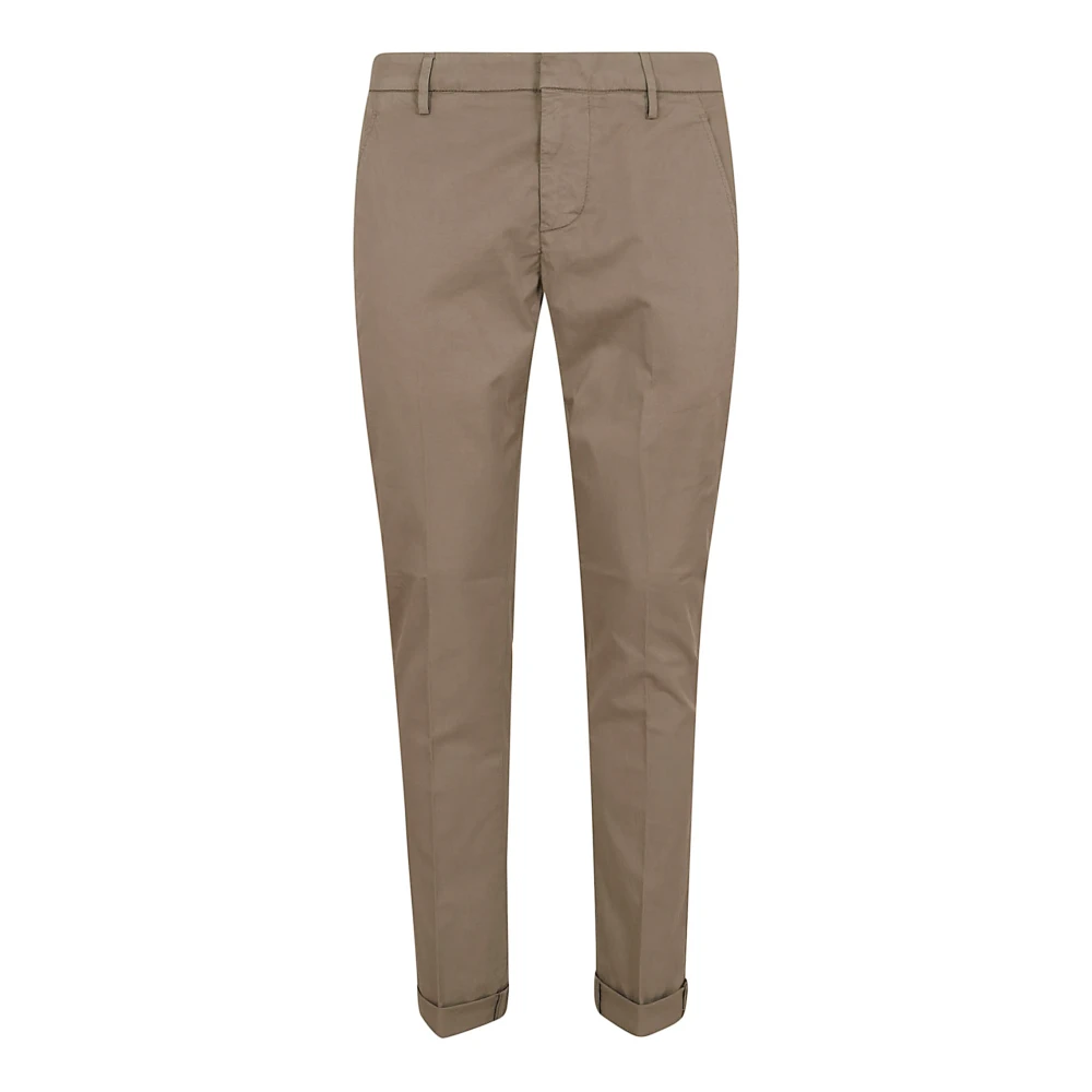 Dondup Herr Brun Byxor W29, Bomull, Gaubert Slim-Fit Byxor