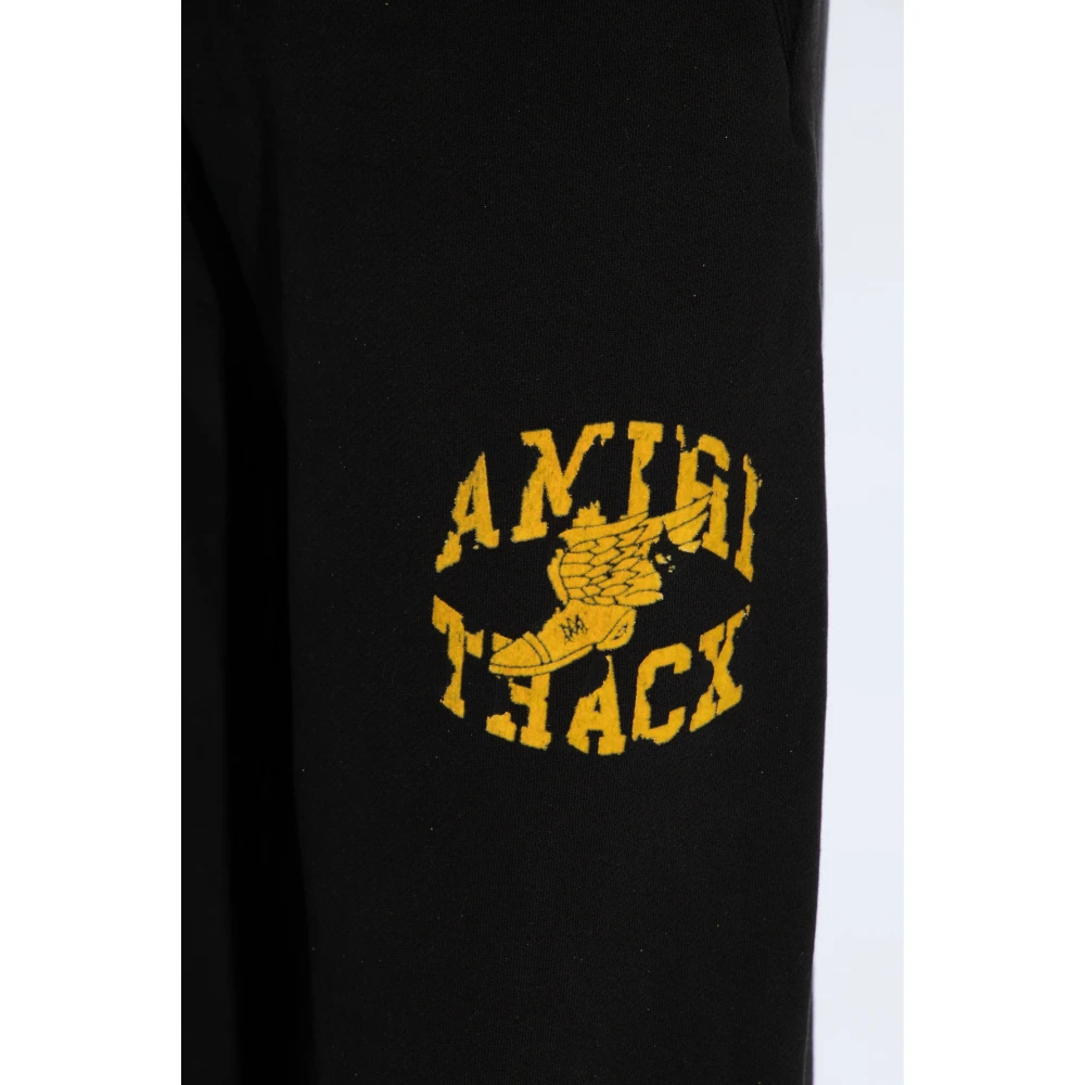 Amiri Sweatpants met logo Black Heren