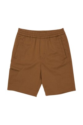 shorts-en-coton-marron-style-bermuda