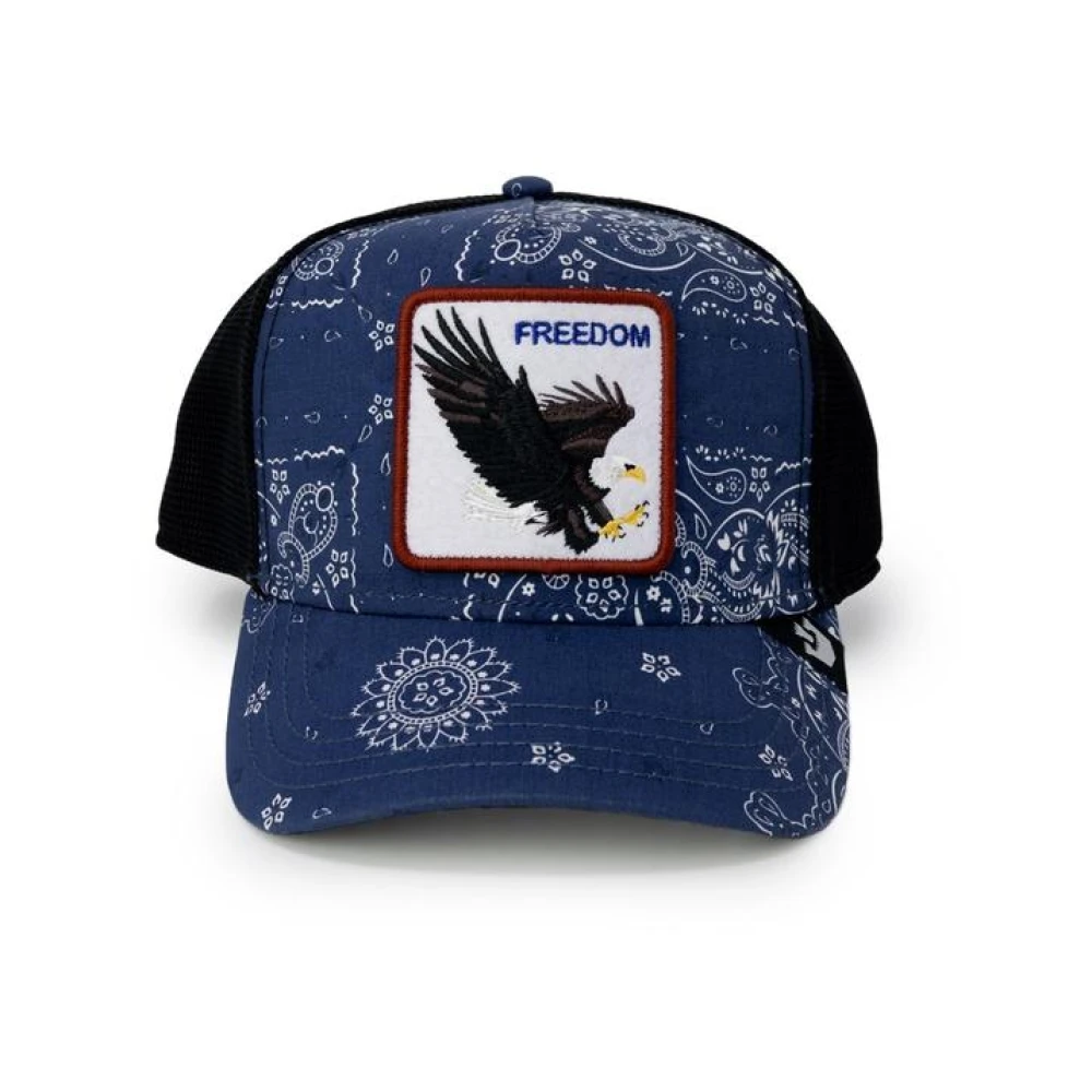 Goorin Bros Blauwe Adelaar Trucker CapBandana Blue Heren