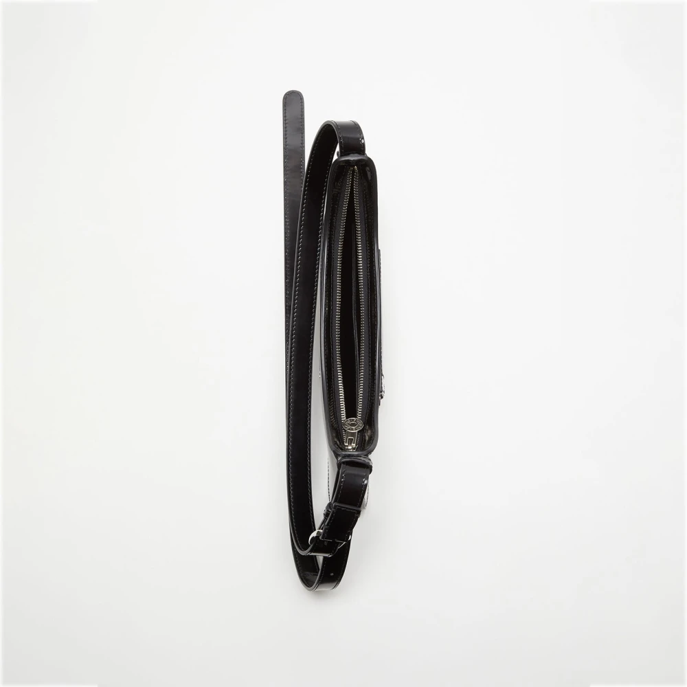 Acne Studios Zwarte Mini Schoudertas Black Dames