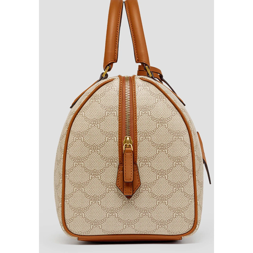 MCM Ella Boston in Lauretos Beige Dames