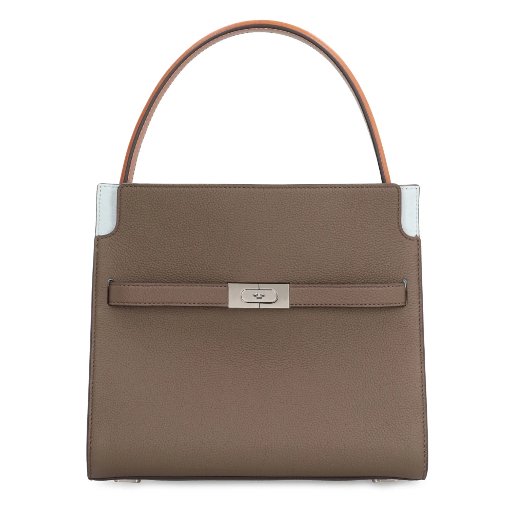 TORY BURCH Radziwill Leren Handtas Gray Dames