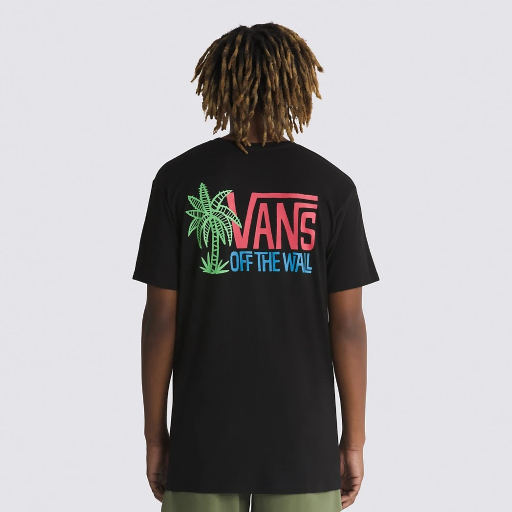Vans Palm Lines T-shirt Black Heren