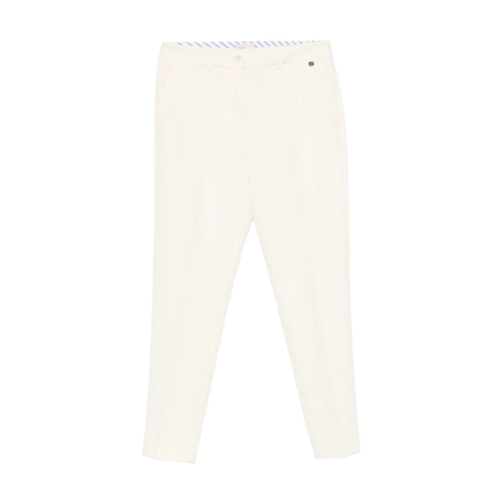 Liu Jo Women's Beige Chinos, M, Cigarette Trousers