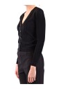 gilet-noir-col-v-manches-longues