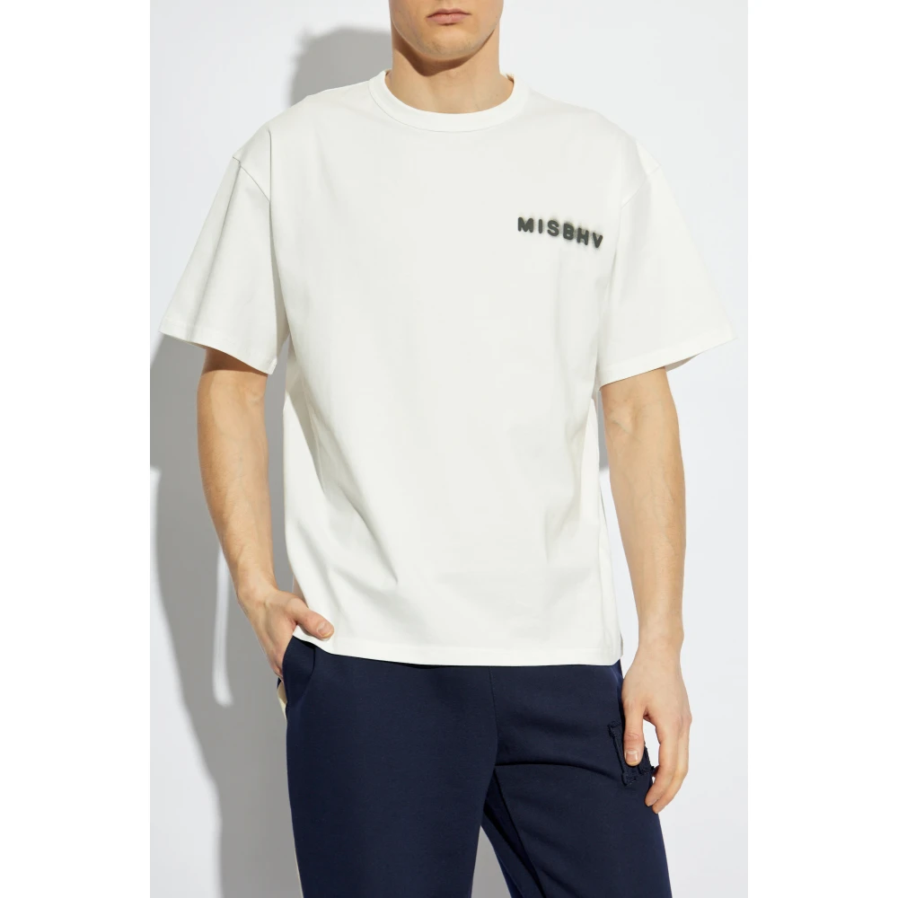 Misbhv T-shirt met logo White Heren