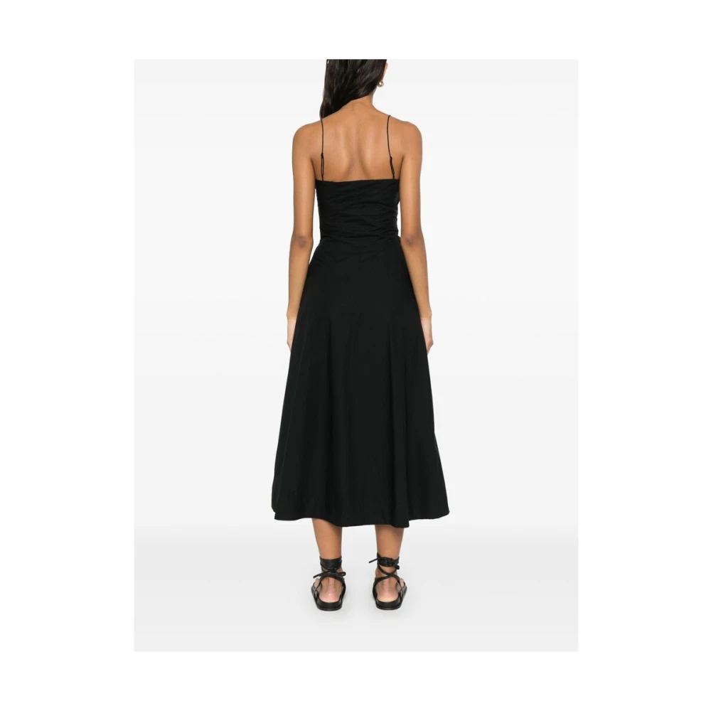 Faithfull the Brand Zwarte Bandeau Stijl Jurk Black Dames
