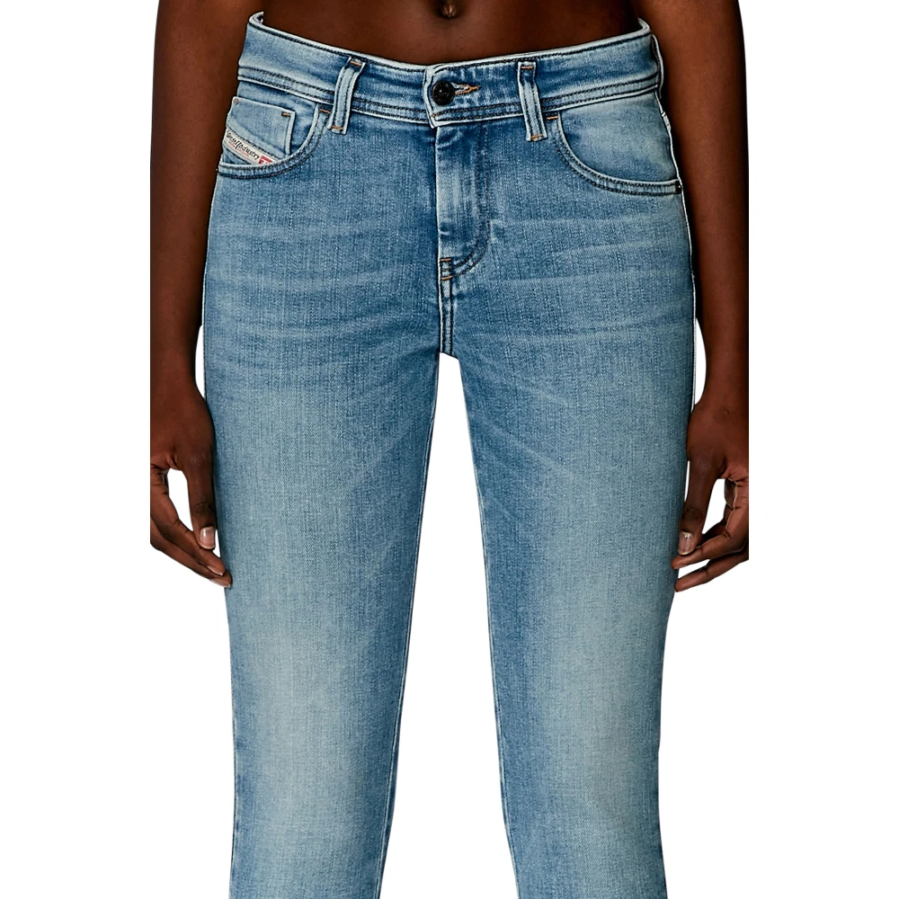 Diesel Super Skinny Jeans Tijdloze Silhouet Blue Dames