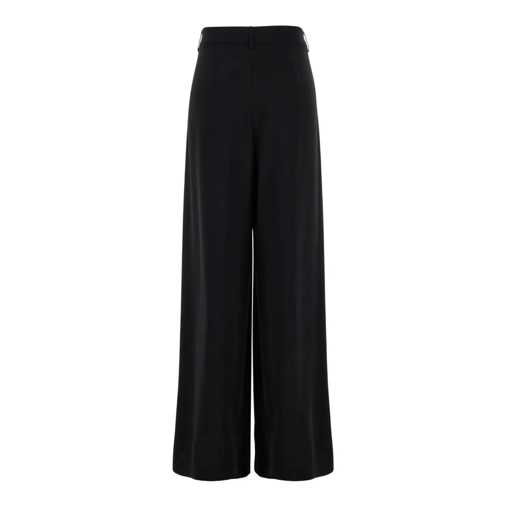 Plain Units Zwarte broek met tangen Black Dames