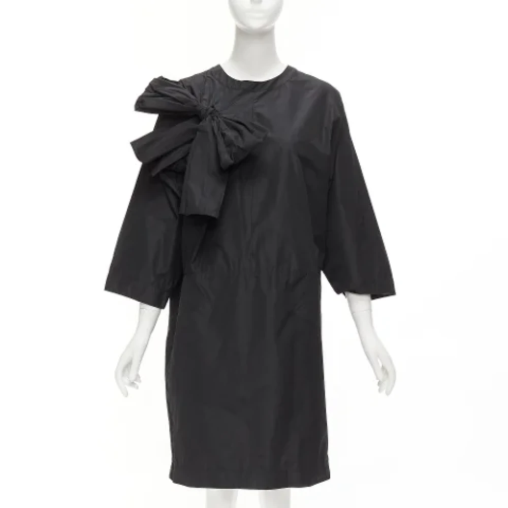 Dries van Noten Pre-owned Polyester dresses Black Dames