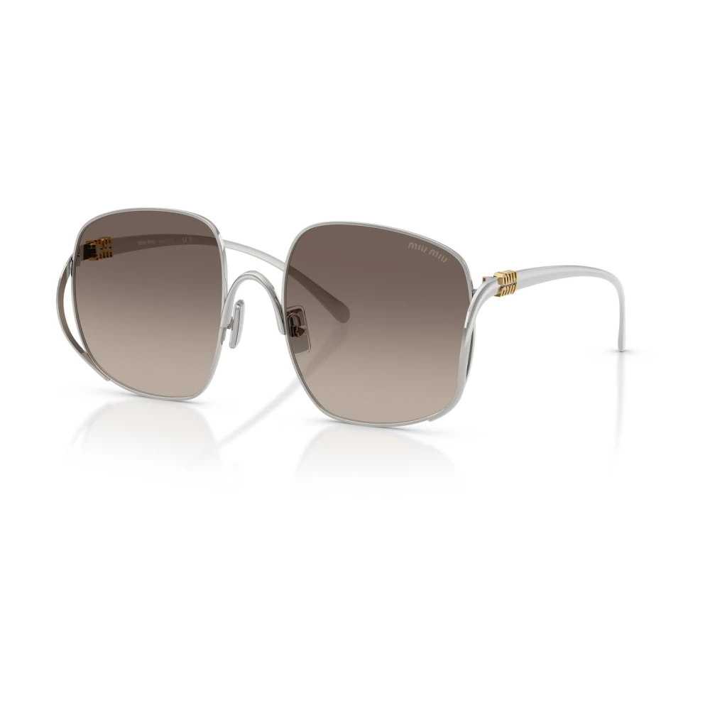 Miu Miu Women's Gray Mu A57s Sunglasses - Sunglasses - 57 Mm - Accessories