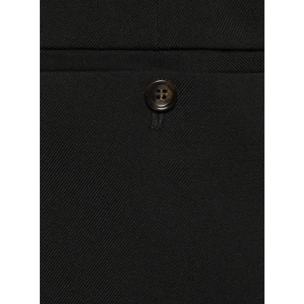 Gucci Zwarte wollen paperbag taille broek Black Dames