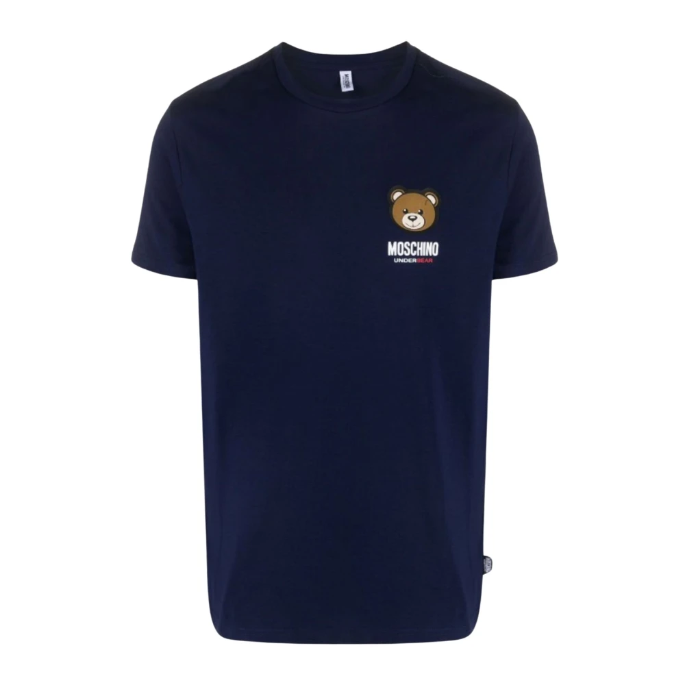 Moschino Heren Underbear Toy T-shirt Blue Heren